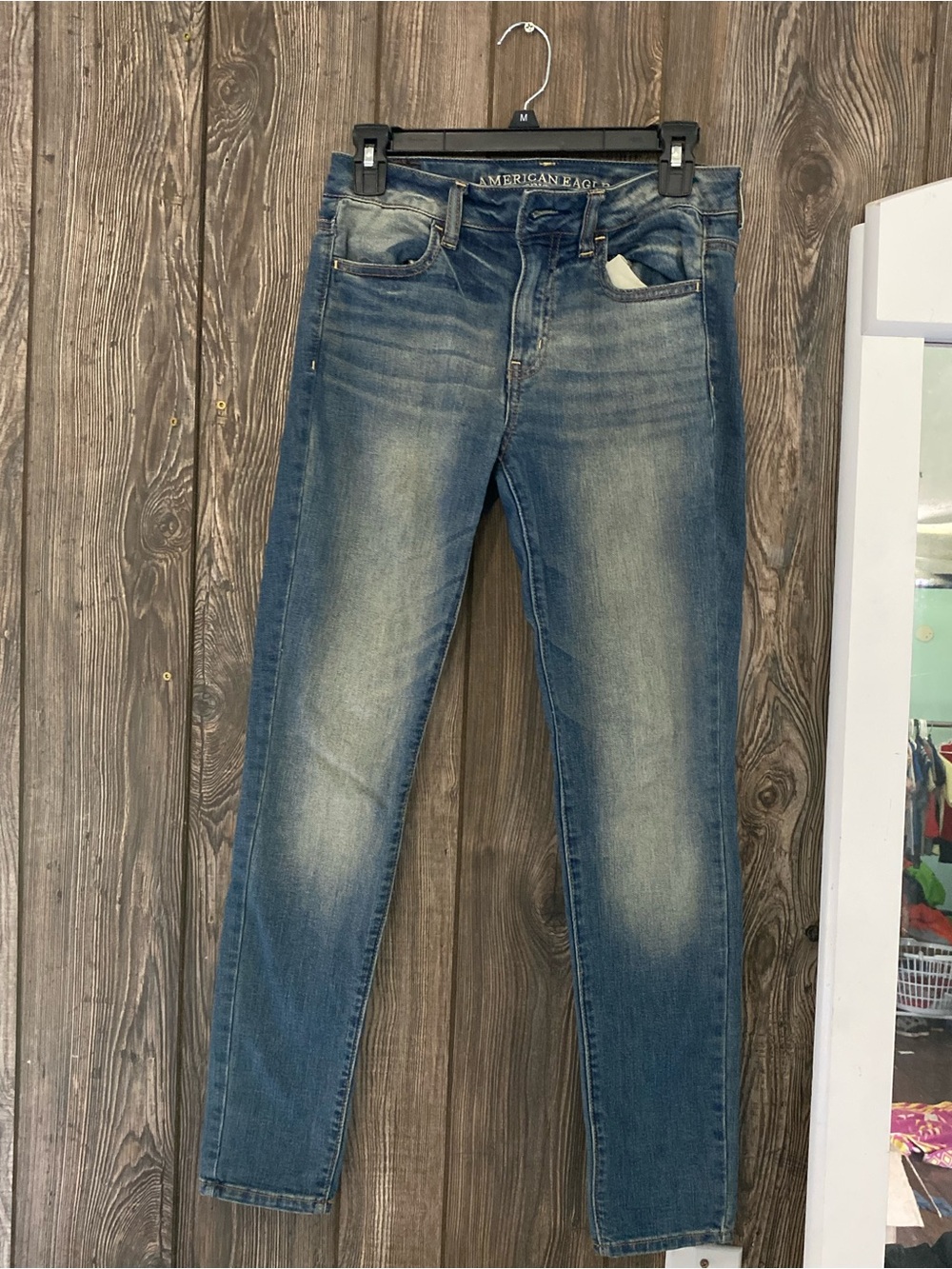 American Eagle Outfitters Women’s Blue Slim Straight Jeans
